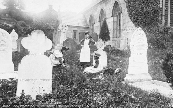 Photo of St Blazey, Church Of St Blaise, Children 1893
