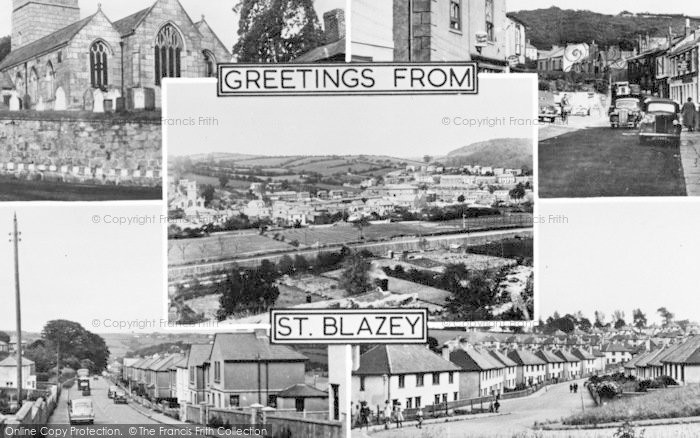 Photo of St Blazey, Composite c.1955