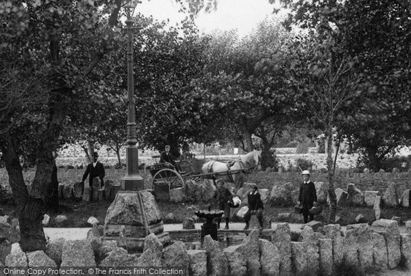 Photo of St Blazey, The Fountain 1904