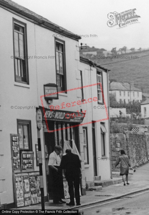Photo of St Blazey, The Newsagent Shop, Fore Street c.1965