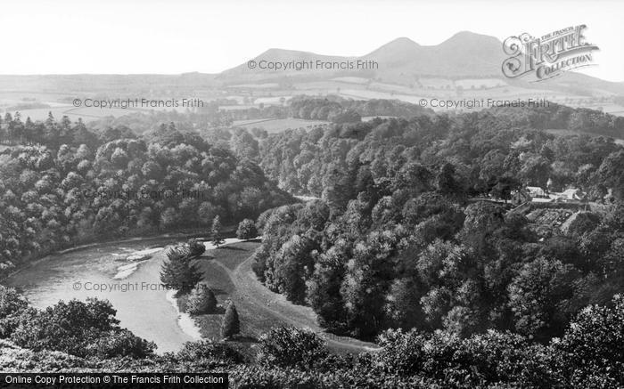 Photo of St Boswells, The Eildon Hills And River Tweed c.1935