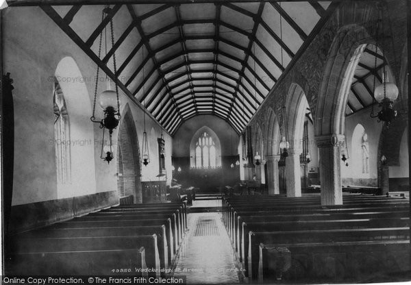Photo of St Breock, The Church, Interior 1903