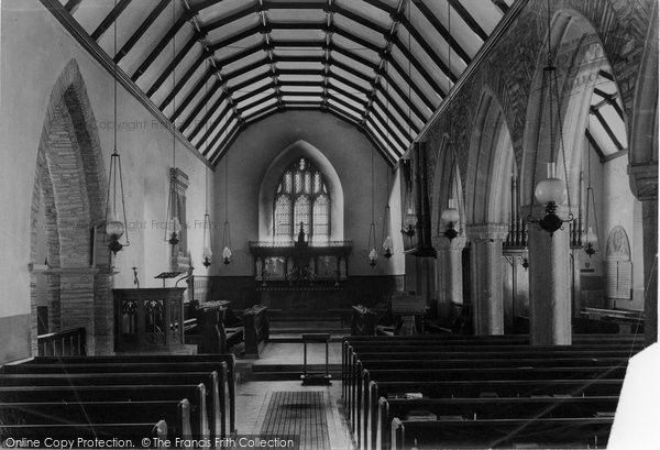 Photo of St Breock, The Church, Interior 1911