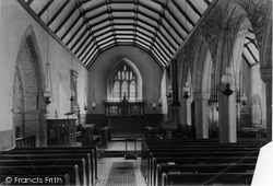 The Church, Interior 1911, St Breock