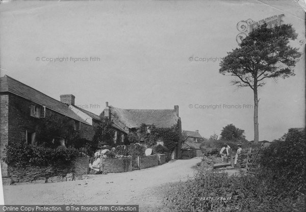 Photo of St Breock, The Village 1894