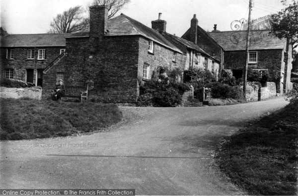 Photo of St Breock, Village c.1955
