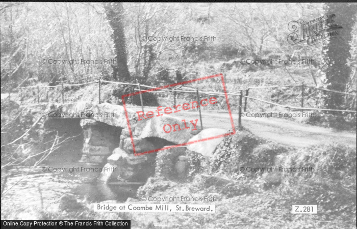 Photo of St Breward, Bridge At Combe Mill c.1950