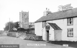 The Old Inn And Church c.1950, St Breward