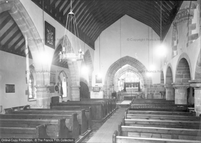 Photo of St Briavels, St Mary's Church, Interior c.1955