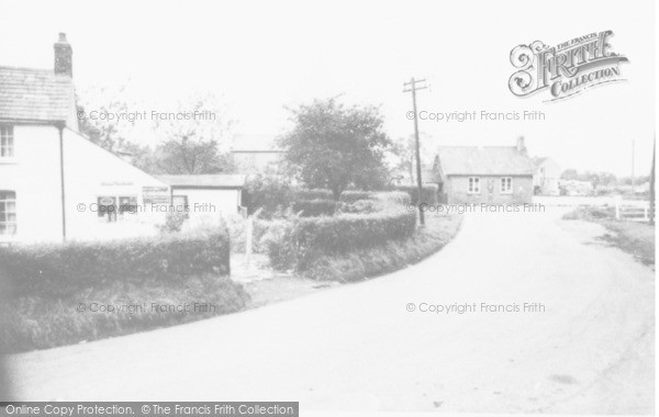 Photo of St Bride's, The Village And Post Office c.1955