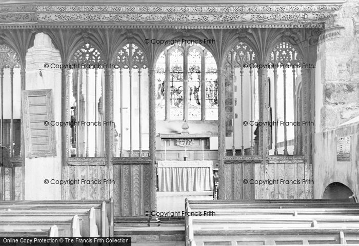 Photo of St Buryan, Church Screen c.1955