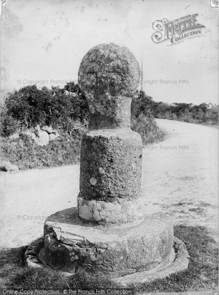 Photo of St Buryan, Old Wayside Cross c.1890