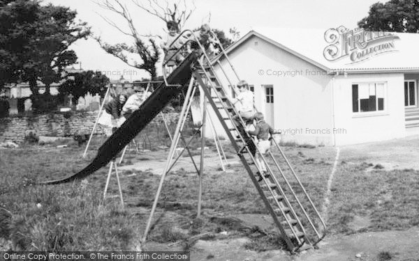 Photo of St Buryan, Playing Field, Children On The Slide c.1960