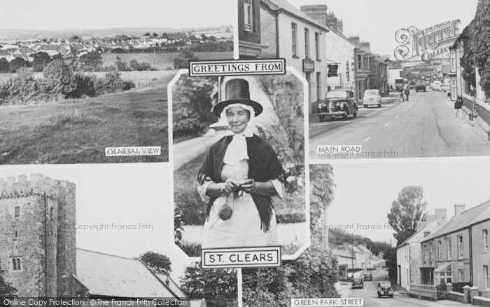 Photo of St Clears, Composite c.1955