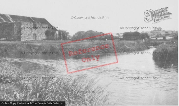 Photo of St Clears, River Taff And River Ginning c.1955