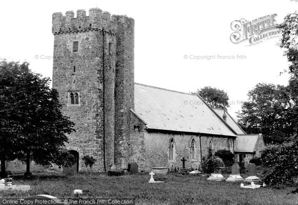 Photo of St Clears, St Mary's Church c.1955