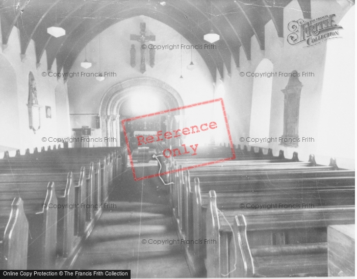 Photo of St Clears, St Mary's Church Interior c.1960