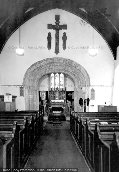Photo of St Clears, St Mary's Church Interior c.1960
