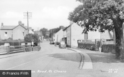 Station Road c.1955, St Clears