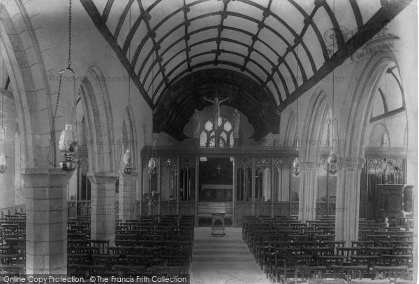 Photo of St Cleer, The Church, Interior 1906