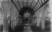 St Cleer, the Church, interior 1906