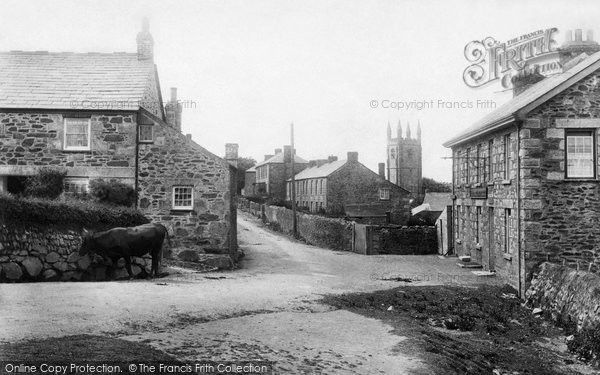 Photo of St Cleer, The Village 1906