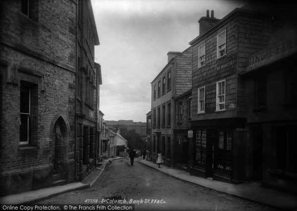 Photo of St Columb Major, Bank Street 1901