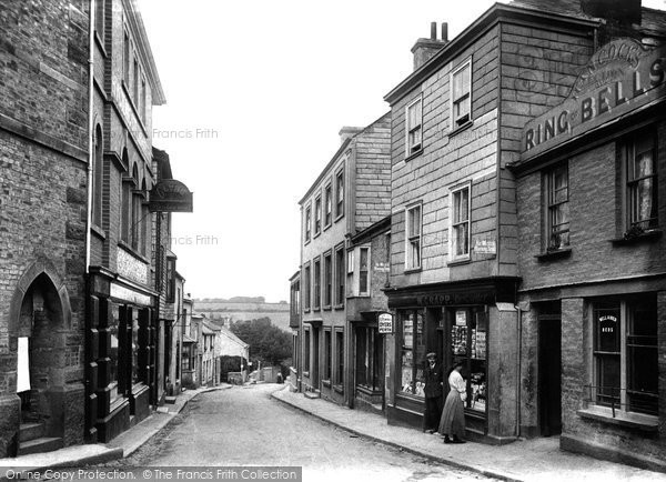 Photo of St Columb Major, Bank Street 1906