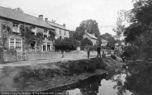 Photo of St Columb Major, Bridge Cottages 1894