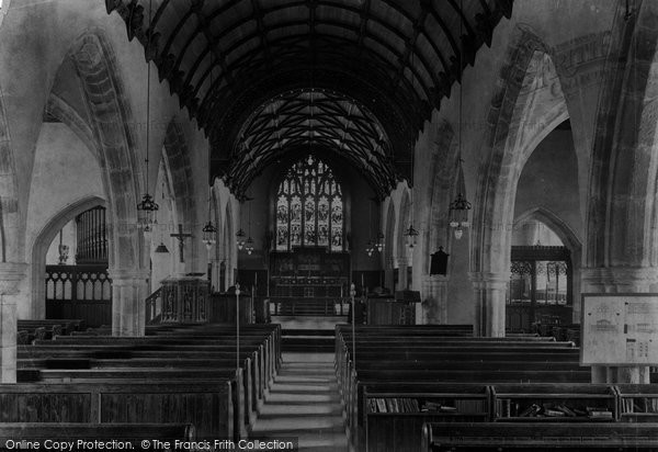 Photo of St Columb Major, Church Interior 1906