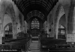 Church Interior 1906, St Columb Major