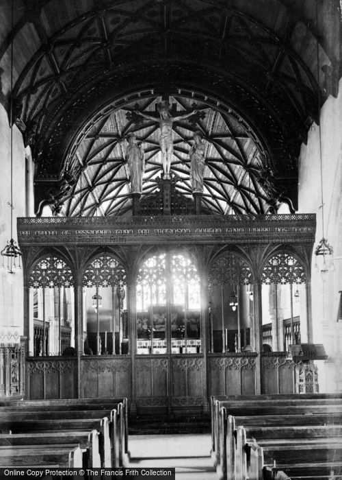 Photo of St Columb Major, Church Screen 1906