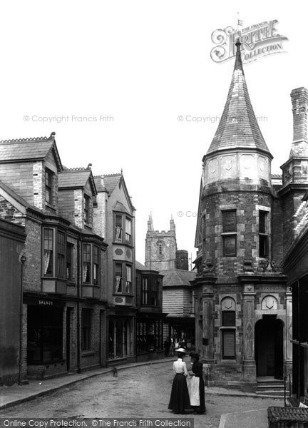 Photo of St Columb Major, Fore Street 1901