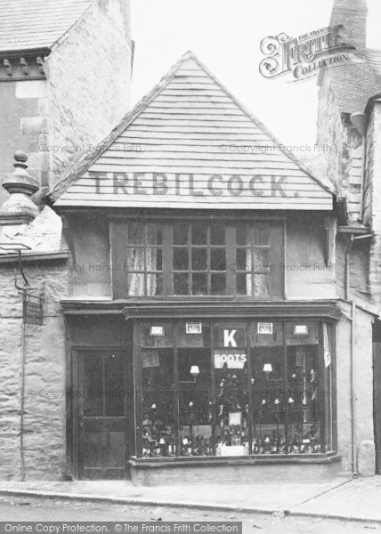 Photo of St Columb Major, Glebe House Shoe Shop 1906