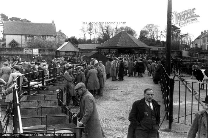 Photo of St Columb Major, Market Day c.1955