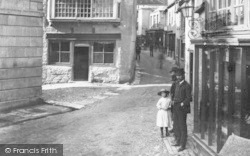 People In Fore Street 1888, St Columb Major