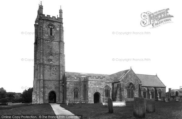 Photo of St Columb Major, The Church 1901