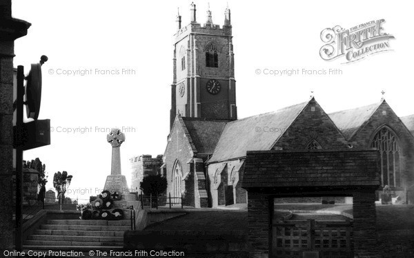 Photo of St Columb Major, The Church c.1955