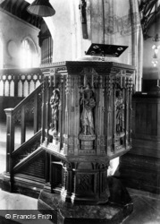 The Church, The Pulpit 1906, St Columb Major