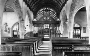 The Parish Church, Interior 1922, St Columb Major