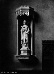 The Parish Church, Statue Of St Columba 1922, St Columb Major