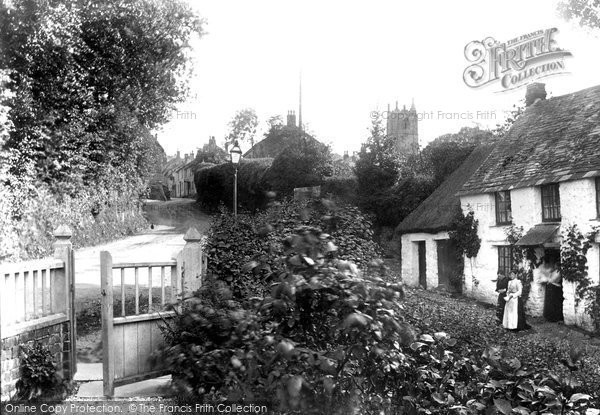 Photo of St Columb Major, The Village 1894