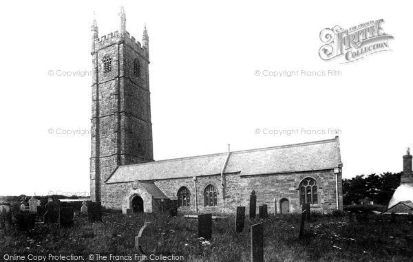 Photo of St Columb Minor, The Church 1904