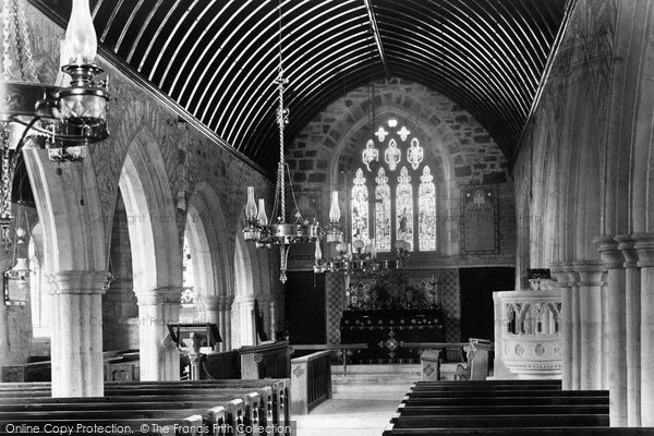 Photo of St Columb Minor, The Church, Interior 1894