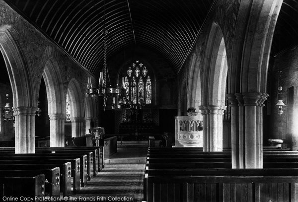 Photo of St Columb Minor, The Church, Interior 1904