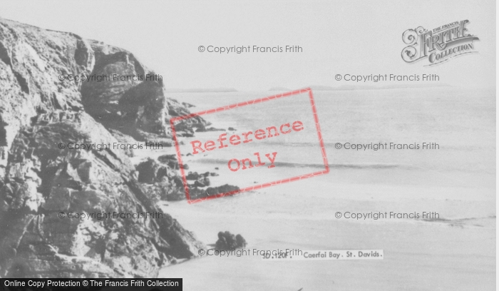 Photo of St Davids, Caerfai Bay c.1960