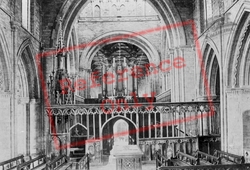 Cathedral, Choir 1890, St Davids