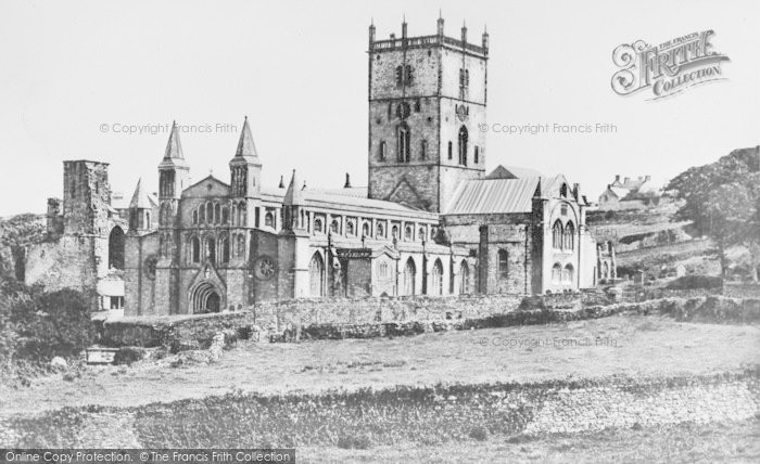 Photo of St Davids, Cathedral From S.W c.1920