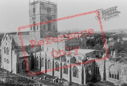 Cathedral From South East 1890, St Davids