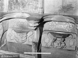 Cathedral, Misericords c.1960, St Davids